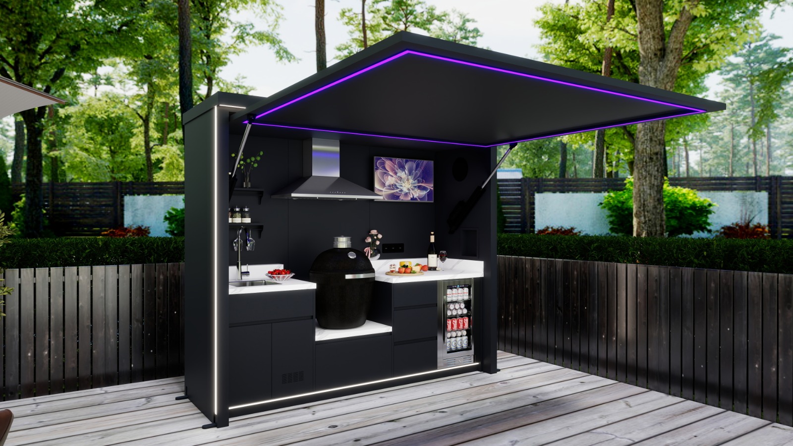 cuisine ext&eacute;rieure ferm&eacute;e 4